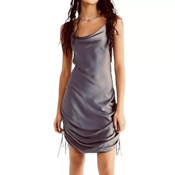Free People Dresses & Skirts - Intimately Free People Day To Night Convertible Slip Dress in Gray | XS | NWT